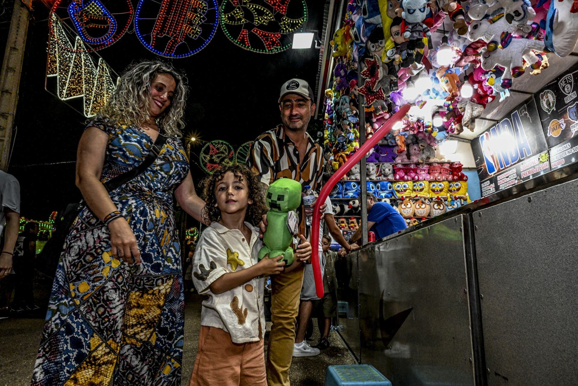 Así fue la primera noche de feria en Badajoz