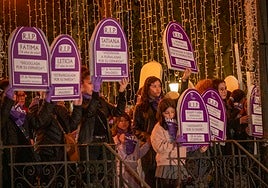 Actos del pasado 25-N en Extremadura.