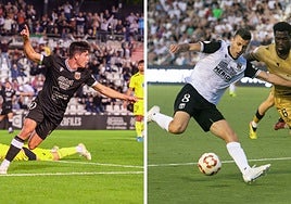 Juanjo Sánchez y Javi Eslava se han despedido este martes del Mérida.