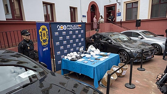 La Policía Nacional valora en más de 7 millones de euros la cocaína intervenida en Malasaradas