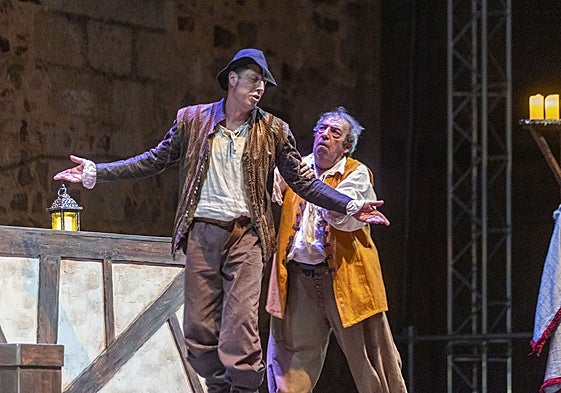 Representación de 'Rinconete y Cortadillo' este jueves en el Festival de Teatro Clásico.