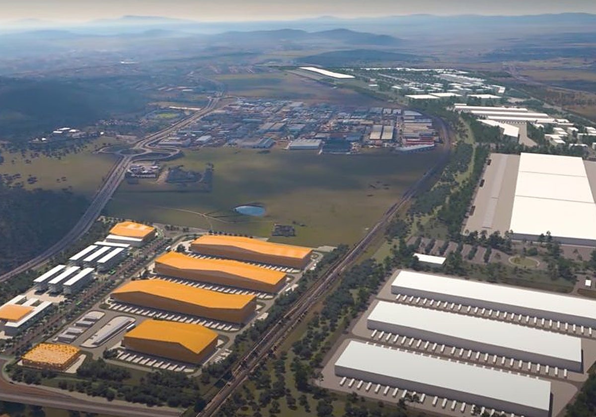 El centro de procesamiento de datos CC Green (en naranja) ocupará una parte relevante de la ampliación del polígono Las Capellanías.