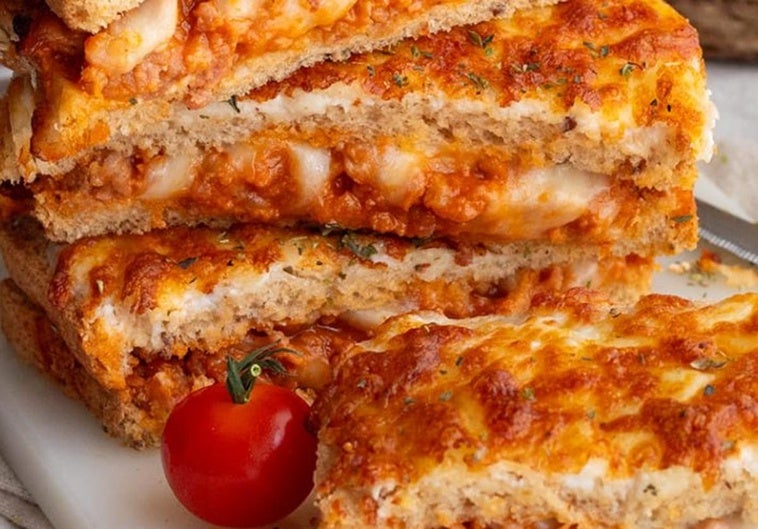 Sándwiches de lasaña en 15 minutos