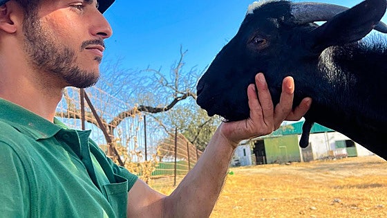 Mohammed, el palestino enamorado de Extremadura y sus cabras