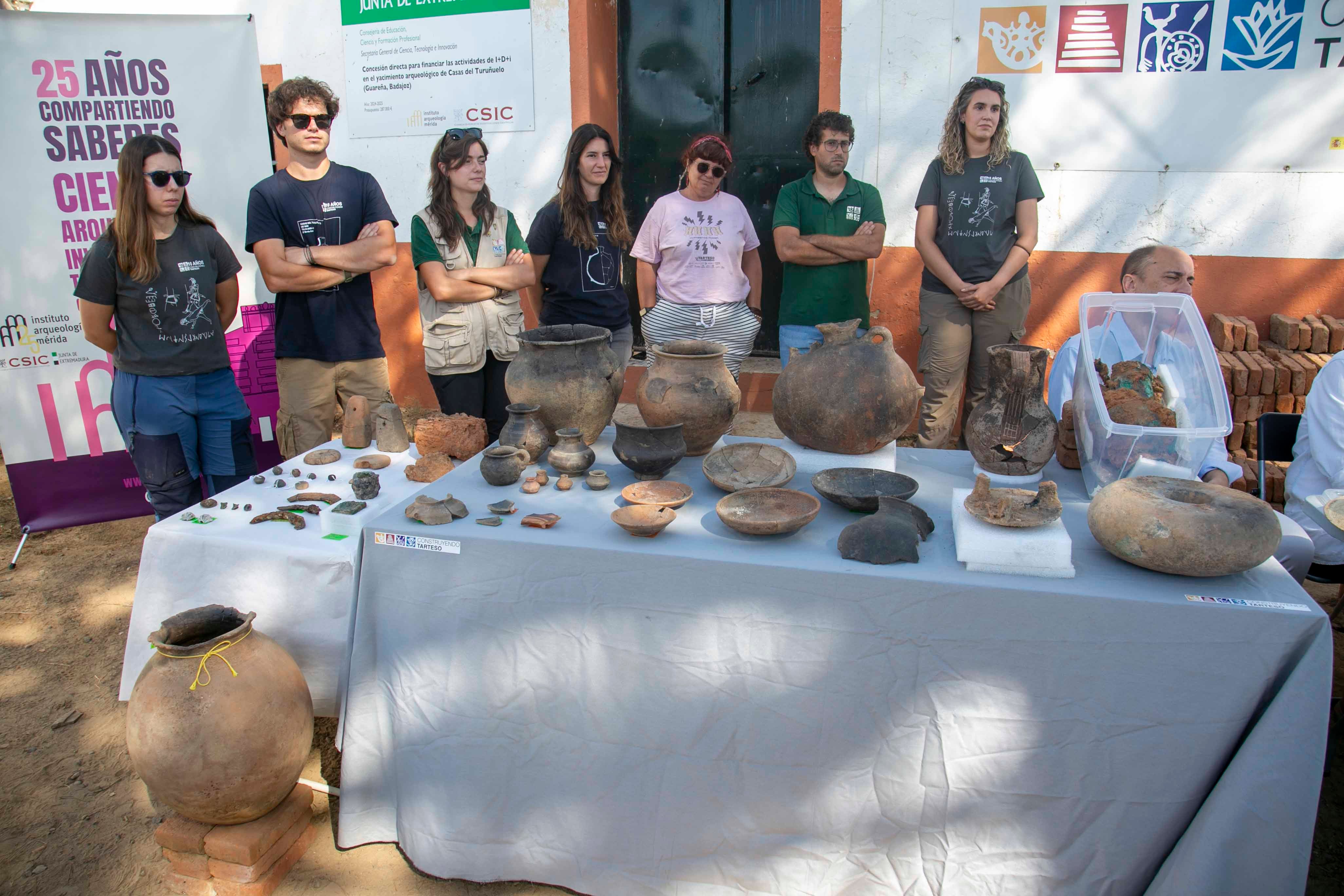 Descubrimientos en la excavación en el yacimiento de Casas del Turuñuelo