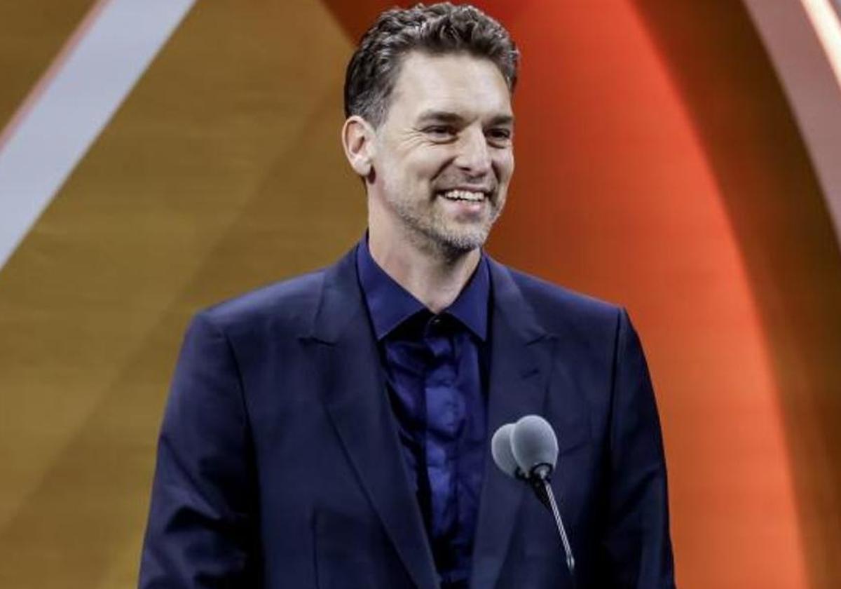Pau Gasol, exjugador de baloncesto.