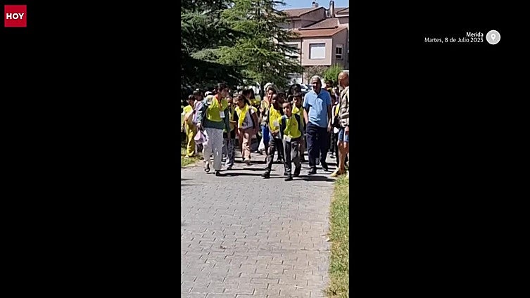 Más de un centenar de niños saharauis llegan a Extremadura.