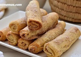 Cinnamon rolls con pan de molde