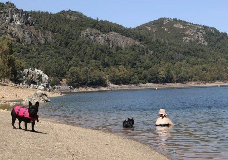Una playa con bandera azul de Extremadura imagen del cupón de la ONCE