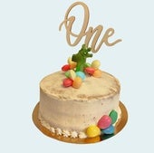 Pastel de cumpleaños infantil relleno de cacao