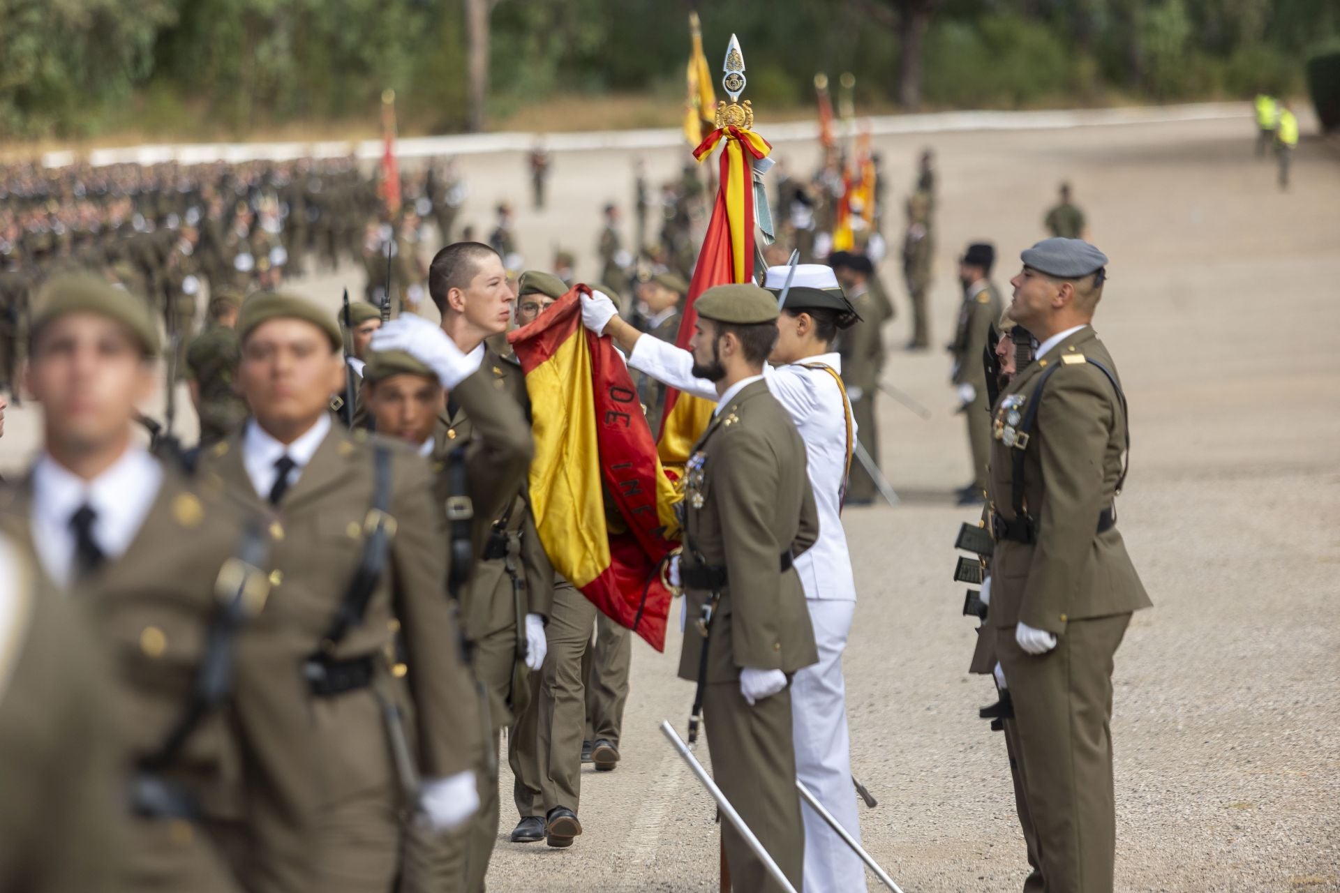 Fotos | 1.171 reclutas celebran este sábado en Cáceres su jura de bandera