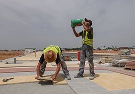 La construcción reduce su jornada laboral por el calor a partir de este lunes