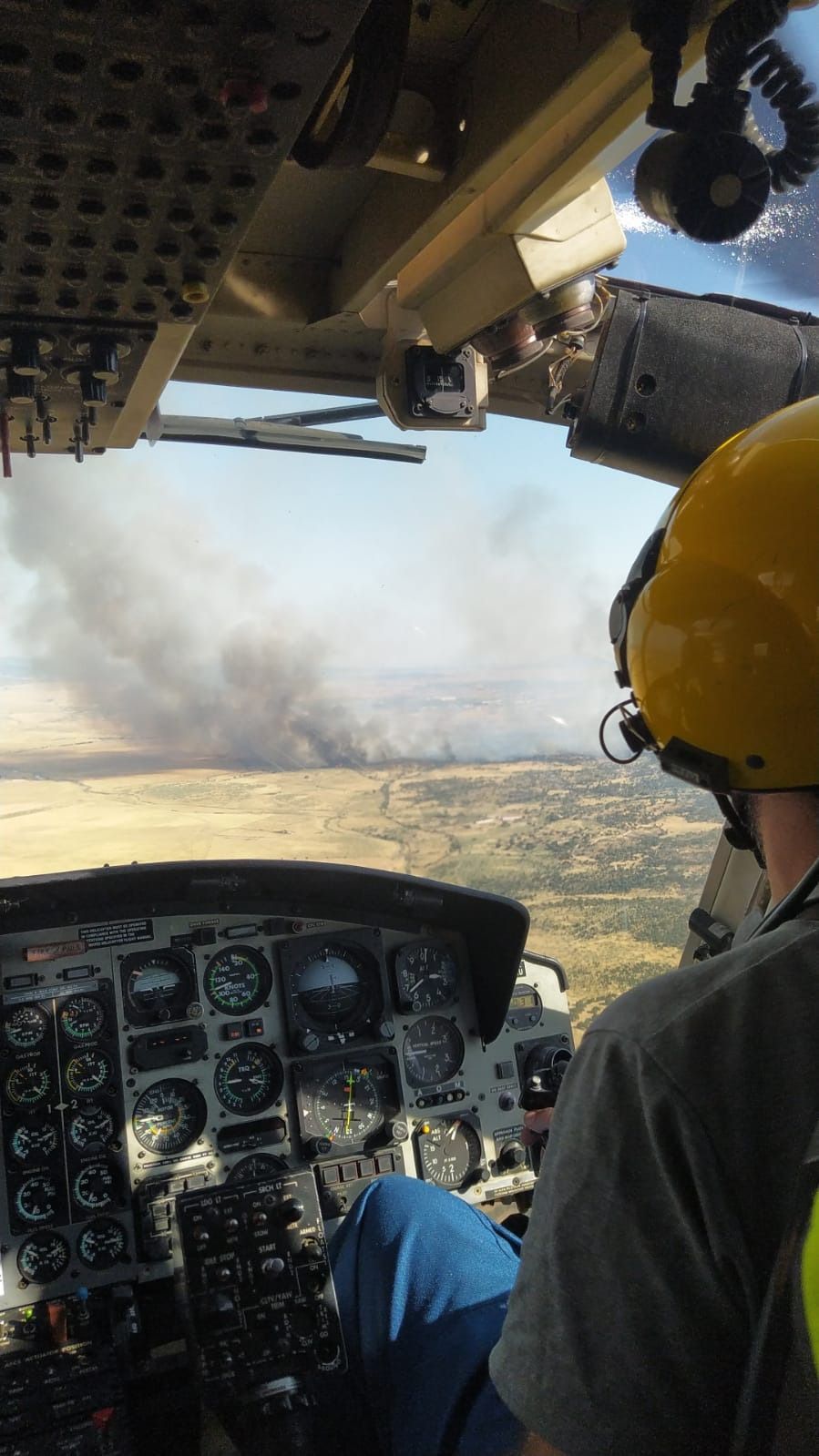 Así ha sido el incendio declarado este miércoles en Trujillo