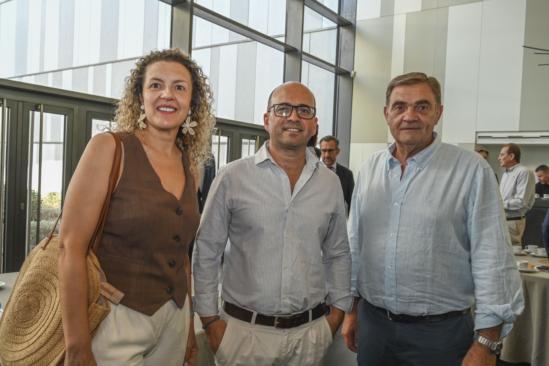 Manuela Aceituno, Pepe Calero y Fernando Romero. 