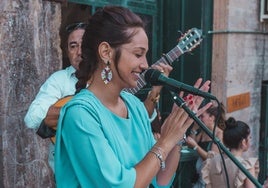 Rocío Roldán, artista flamenca de Los Santos de Maimona.