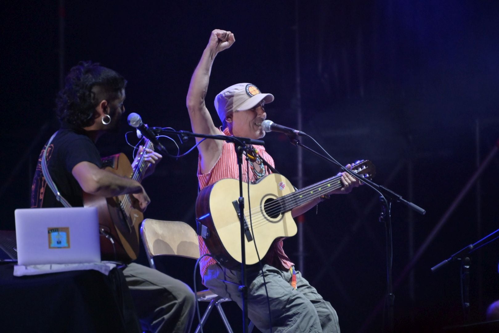 Así fue el concierto de Manu Chao en el Alcazaba Festival de Badajoz