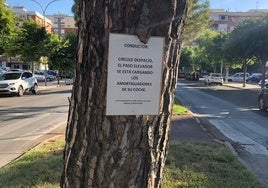 Los carteles que han aparecido en Valdepasillas.