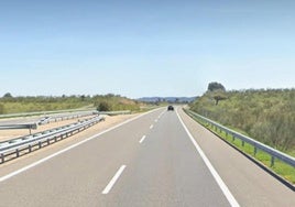 Kilómetro 97 de la EX-A1.