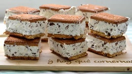 Sándwich de helado casero