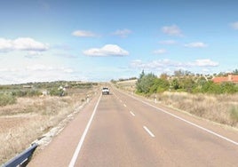 Punto kilométrico 14 de la carretera EX-346.