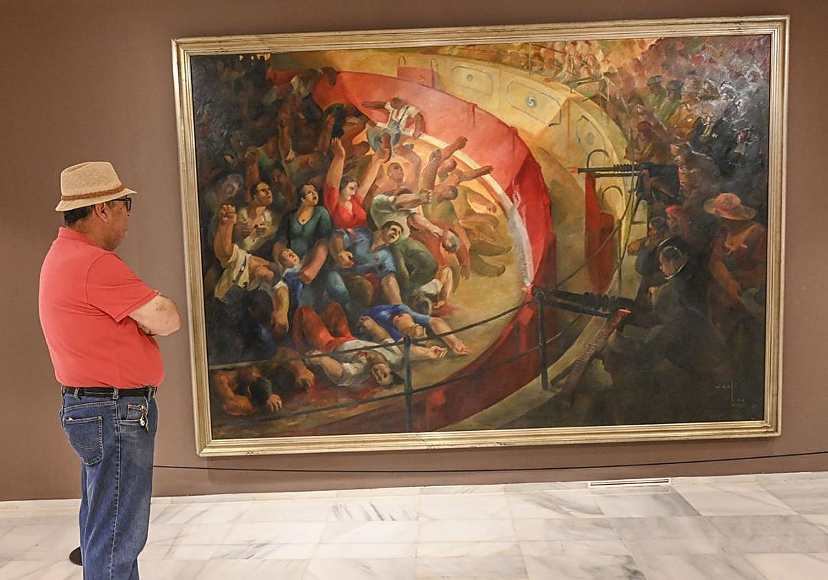 El lienzo del Museo Nacional de Arte de Cataluña estará en Badajoz hasta el mes de octubre.