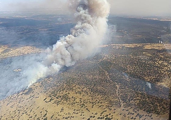 Incendio en Arroyomolinos.