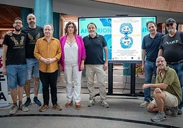 Presentación de la iniciativa 'el Festival conquista espacios', esta mañana.