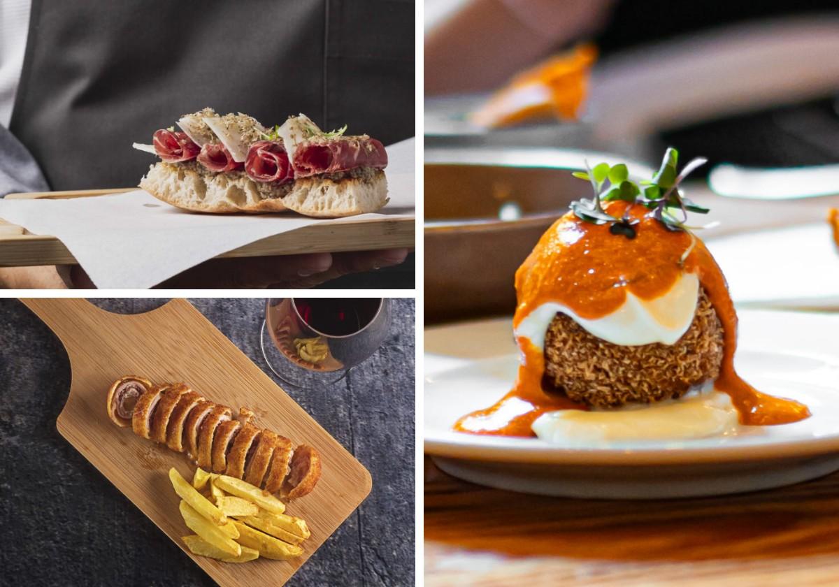 Algunas de las tapas seleccionadas por la Guia Michelin como las mejores del país