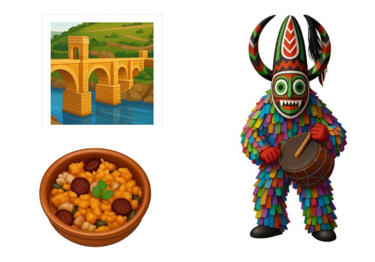 De las migas al puente romano de Alcántara: Extremadura ya tiene sus propios emojis