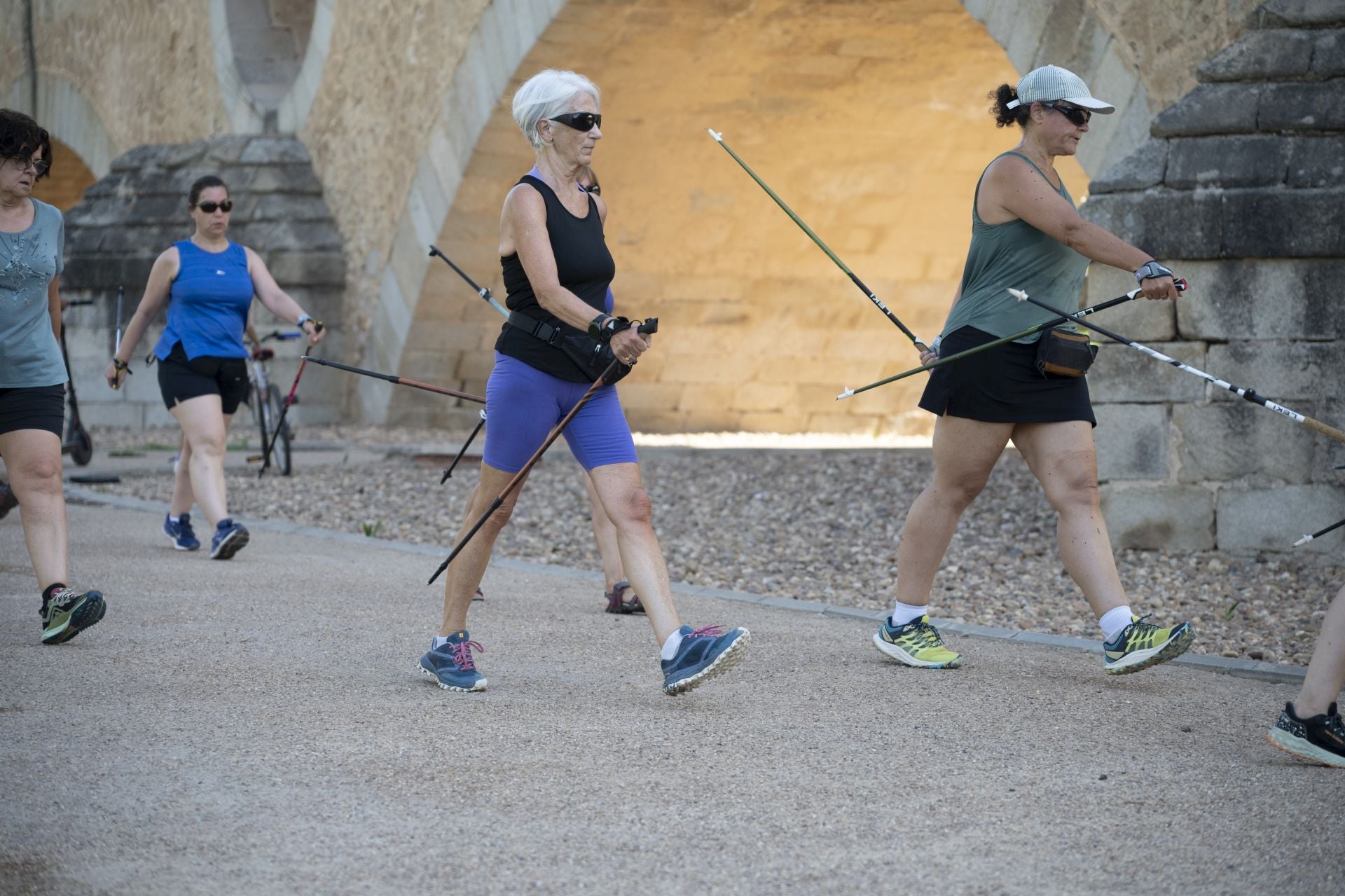 Fotos | Así practica Badajoz la marcha nórdica