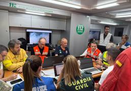 El Cecopi se reúne tras una intensa noche de trabajo en el incendio de Las Hurdes