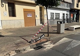 El conductor chocó contra una farola tras sufrir una parada cardiorrespiratoria.