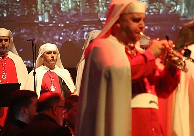 Integrantes de la banda del Señor Ecce Homo.