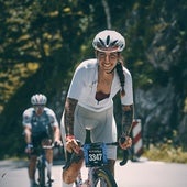 Ana González Rey en bicicleta, su pasión.