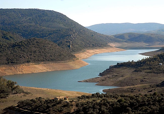 Entrada del Guadiana en Extremadura desde Cijara.