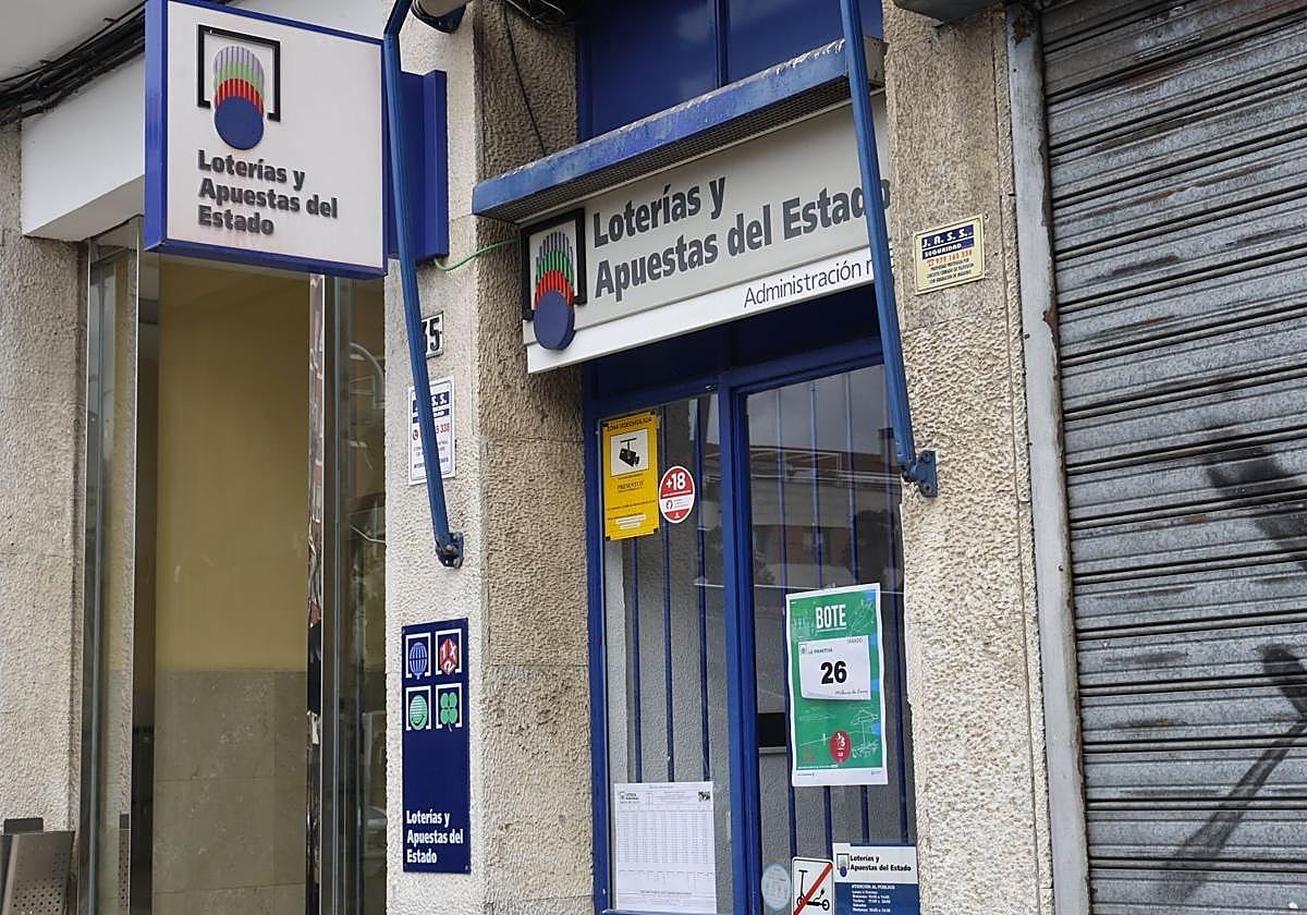 Imagen de archivo de una Administración de Lotería.