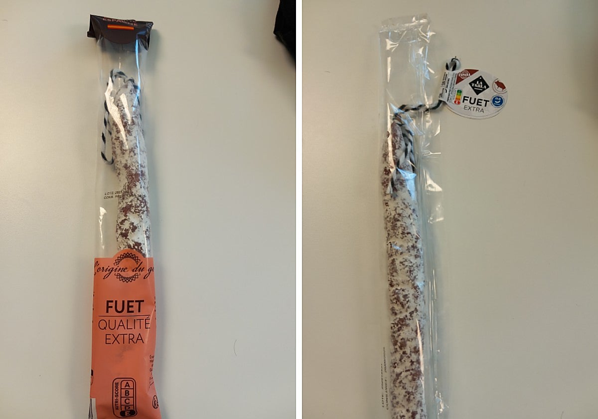 Productos afectados de las marcas Origin du Gout y La Tabla.