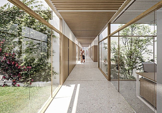 Planta baja de lo que será la nueva infraestructura para mayores de Nueva Ciudad.