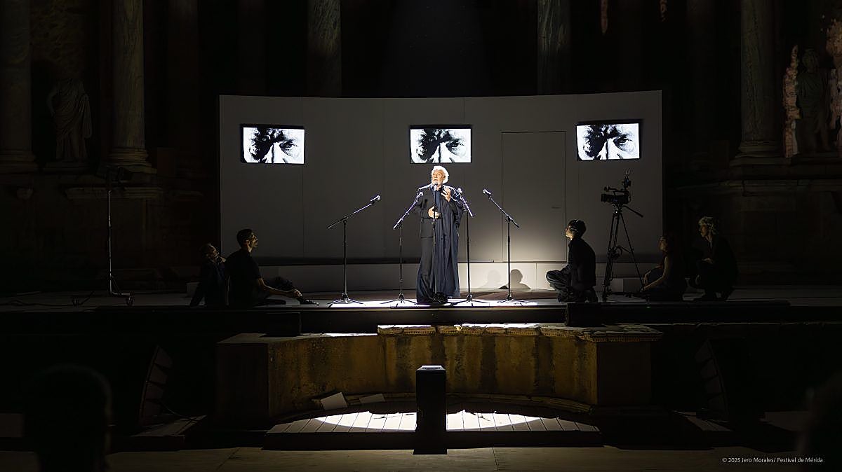 El estreno de &#039;Memorias de Adriano&#039; en el Teatro Romano, en imágenes