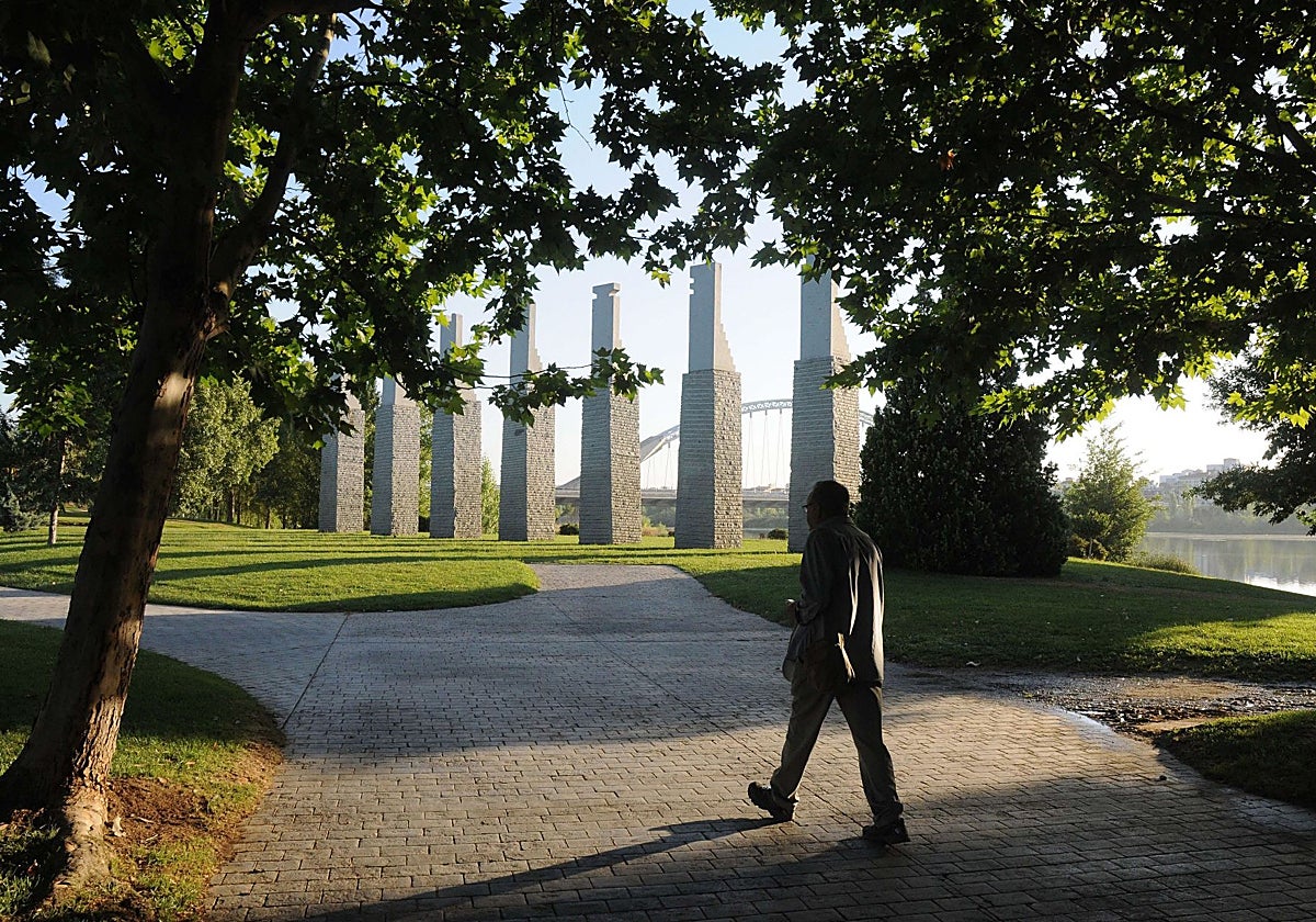 El parque de las siete sillas de Mérida.