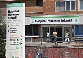 El Hospital materno Infantil de Badajoz.