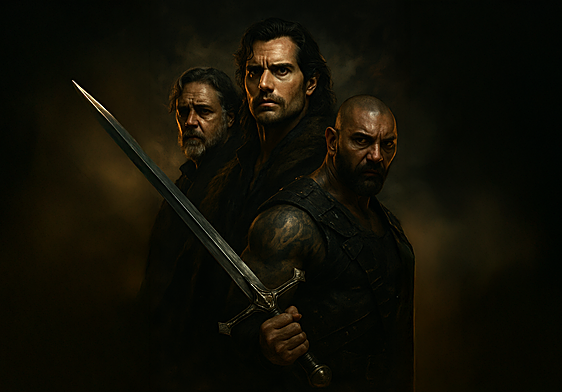 Los Inmortales, con Henry Cavill, Russell Crowe y Dave Bautista.