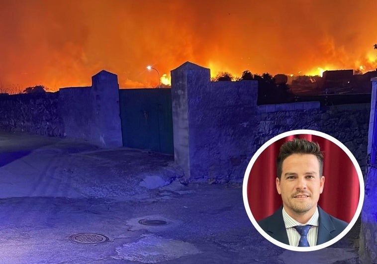 Óscar Fernández, alcalde de Villar del Pedroso: «Anoche parecía el infierno»