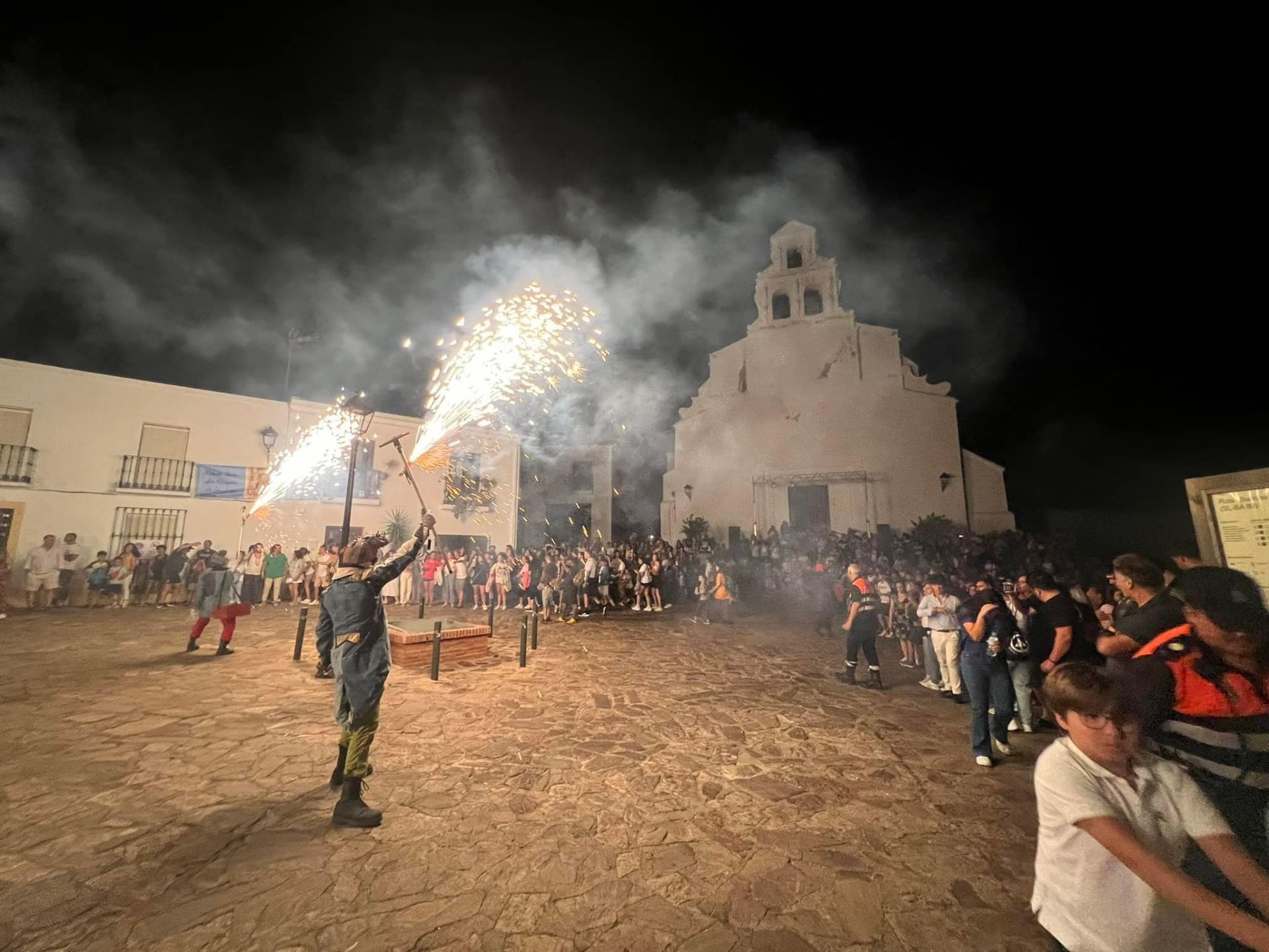 Espectáculo pirotécnico en la edición pasada.