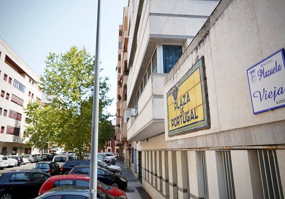 La plaza de Portugal en la actualidad.