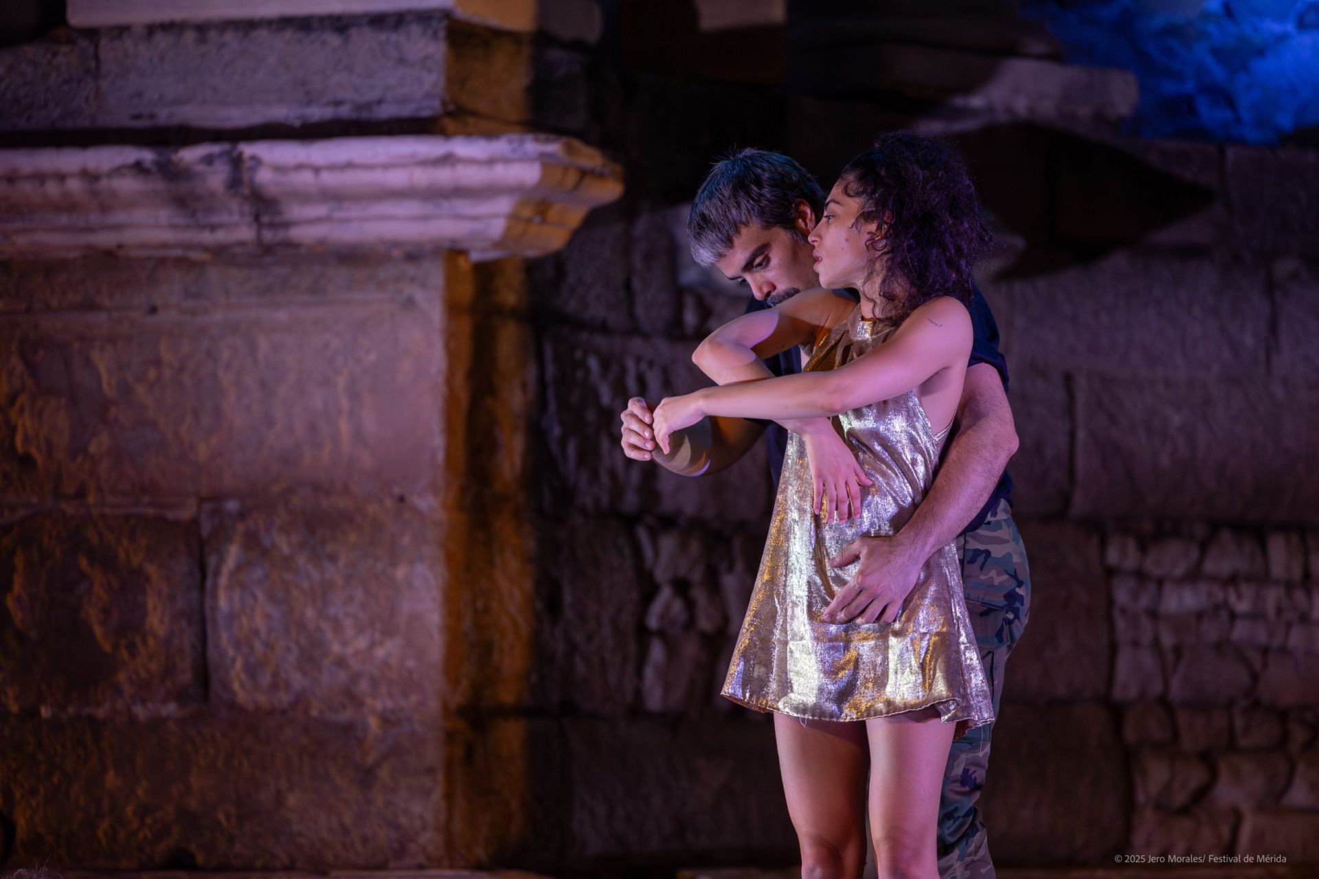 &#039;Las Troyanas&#039;, del Festival de Teatro de Mérida, en imágenes