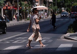 Badajoz registra la temperatura más alta del país, con 43,3 grados