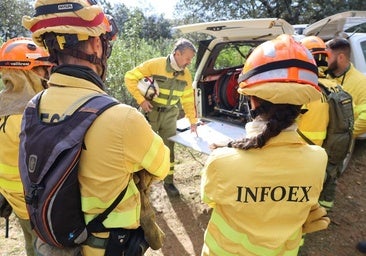 Activado el nivel 1 de peligrosidad por un incendio declarado en Llerena