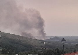 El Infoex declara el nivel 1 por un fuego en Cuacos de Yuste