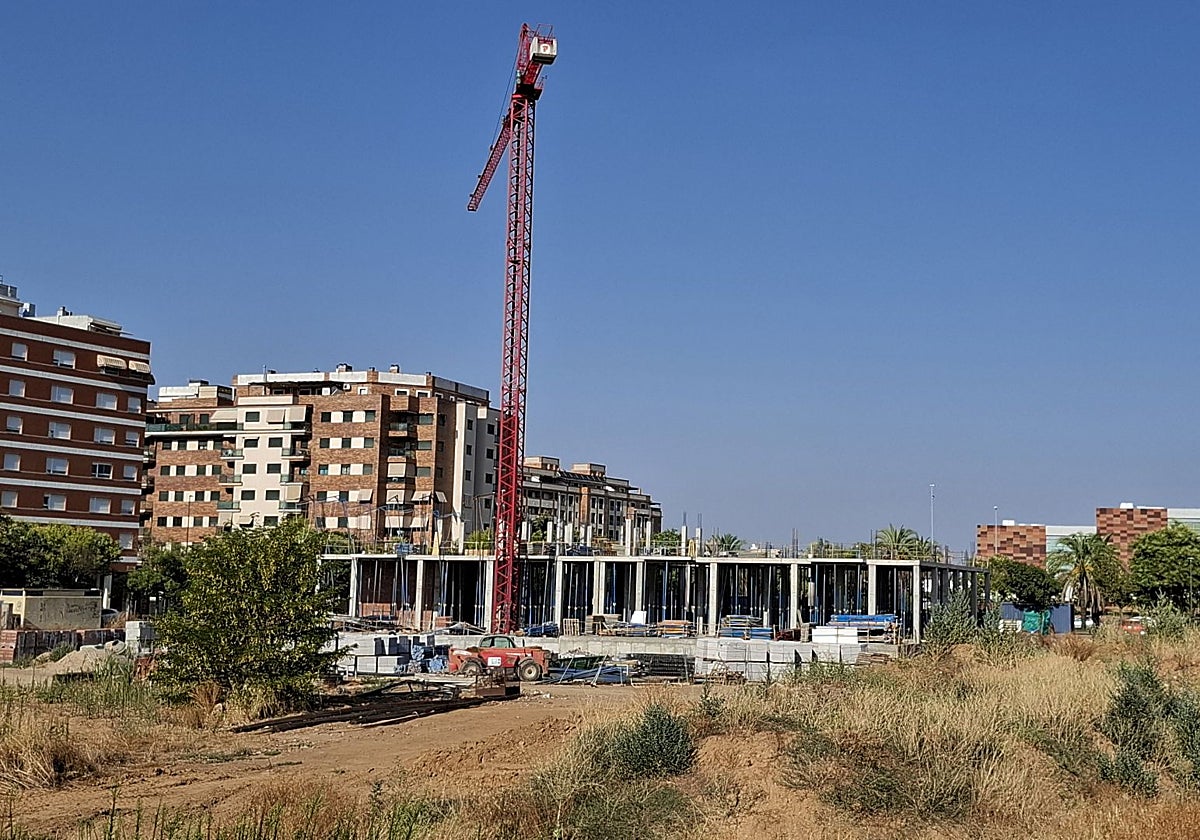 La zona donde se construirá el nuevo colegio.